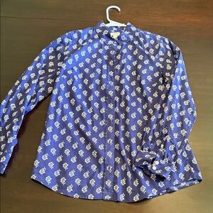 J crew floral button down